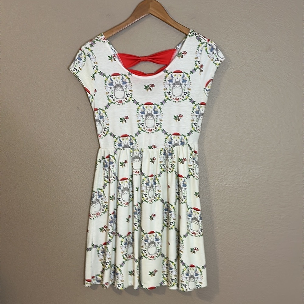Totoro by Studio Ghibli Garden Bow Dress Size Small In Excellent Condition